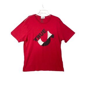 TRUE RELIGION Shirt Men Sz XXL Red T-Shirt